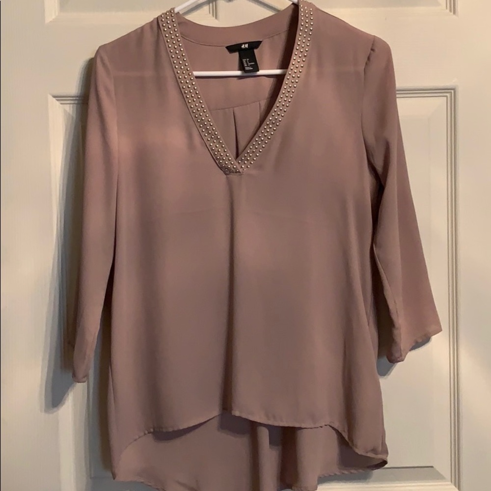Tan HM blouse